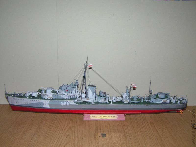 1比200皮奥朗号驱逐舰