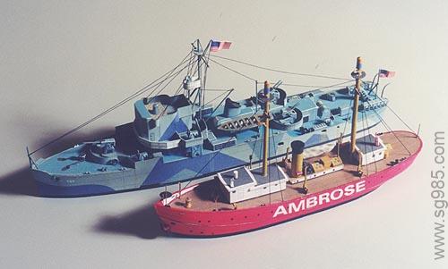 1比25 Ambrose航路标志灯船