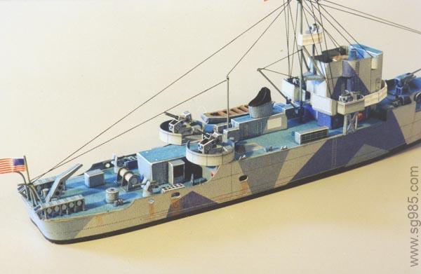 1比250美国钦佩级扫雷舰