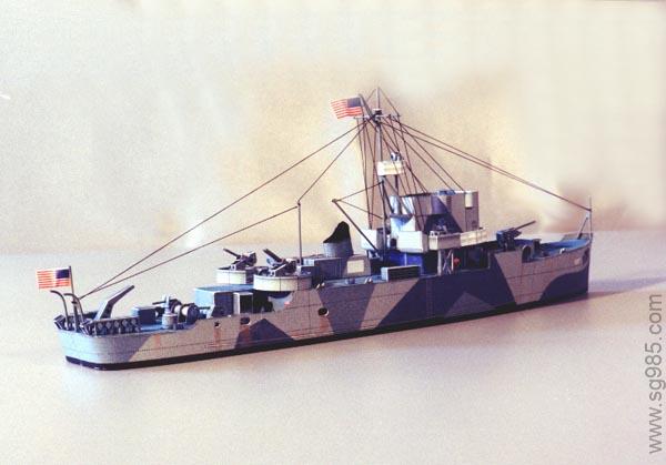 1比250美国钦佩级扫雷舰