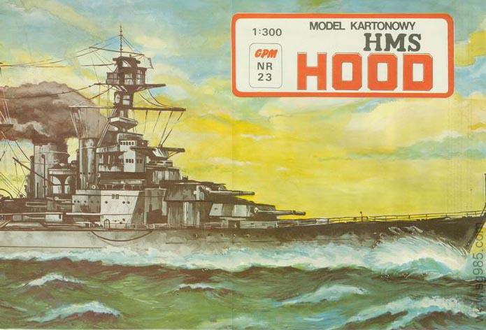 1比300胡德号（hood）战列巡洋舰