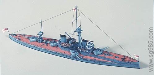 1比700英国海军无畏号战列舰