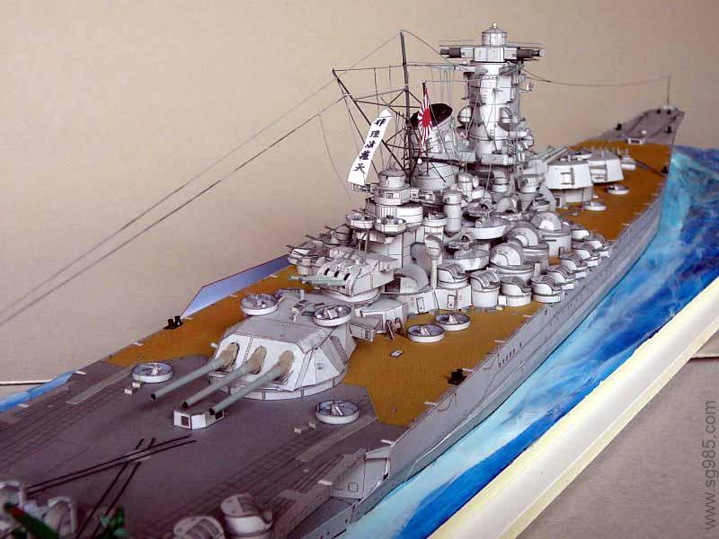 JSC版鬼子大和号（yamoto）战列舰水线