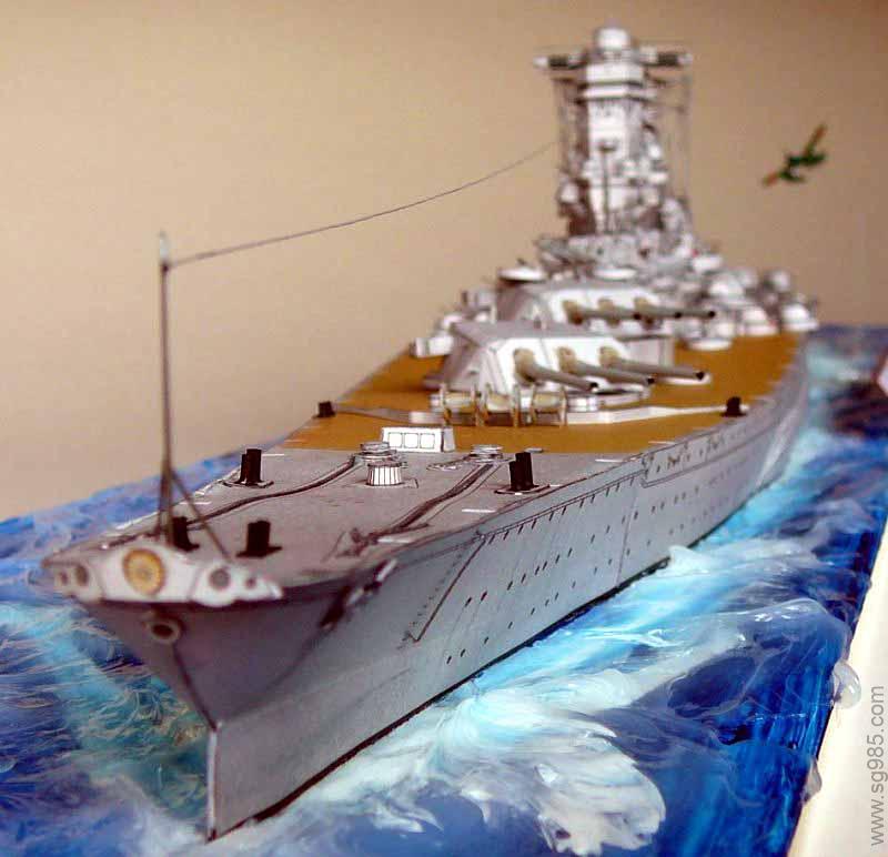 JSC版鬼子大和号（yamoto）战列舰水线