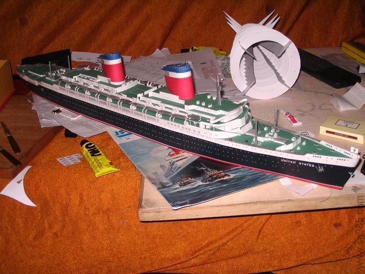 合众国号邮轮水线