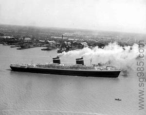 合众国号邮轮水线