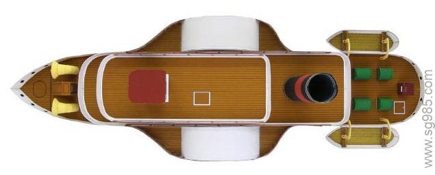 佳能舷侧明轮明轮蒸汽船