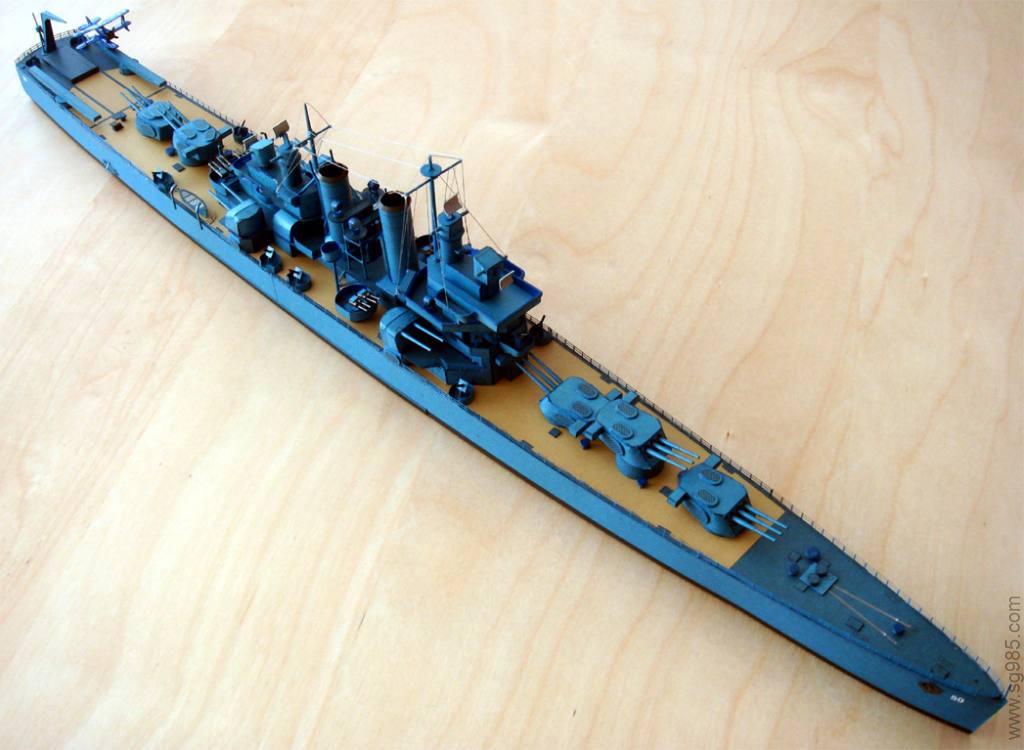 美国海伦娜号轻巡洋舰及Y-75型油船