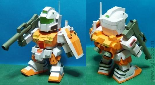 1SD高达纸模型图纸合集【二】