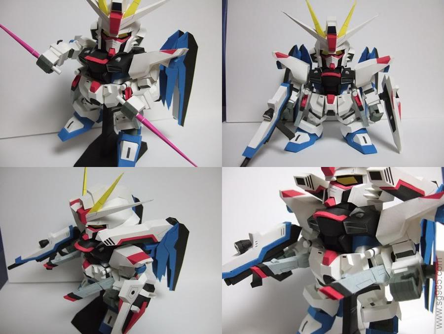 2SD高达纸模型图纸合集【三】