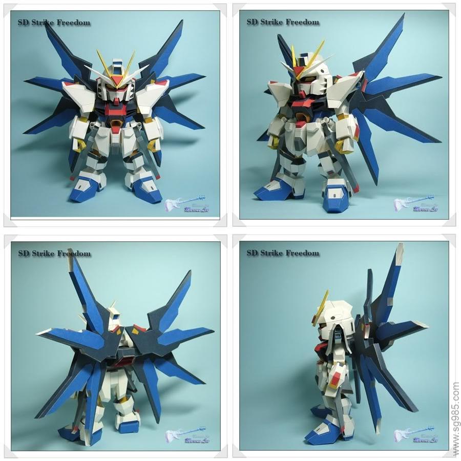 2SD高达纸模型图纸合集【三】