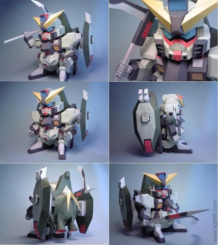 2SD高达纸模型图纸合集【三】