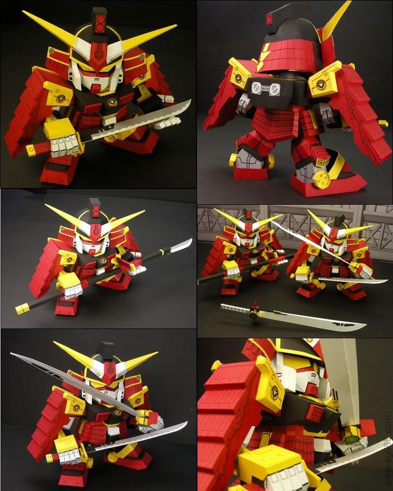 2SD高达纸模型图纸合集【三】