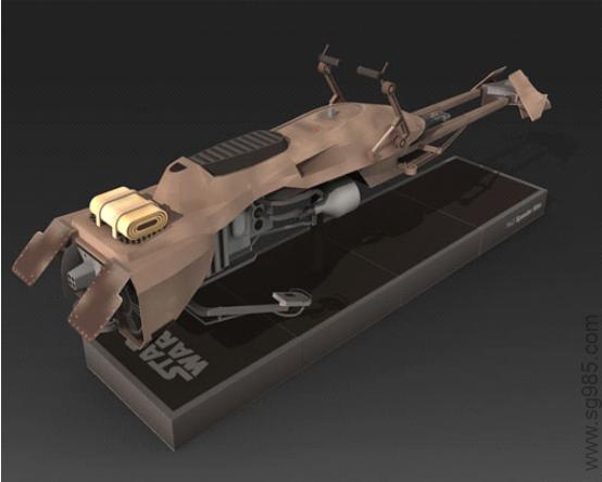 2星球大战之74-Z暴风军飞行机车