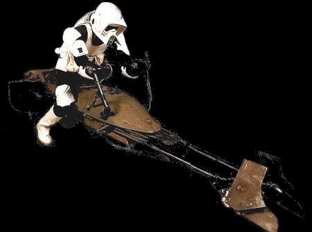 2星球大战之74-Z暴风军飞行机车