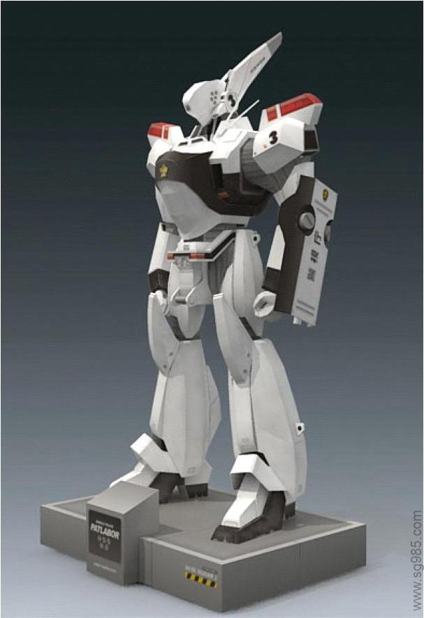 2英格拉姆(Ingram)-机动警察3号机纸模