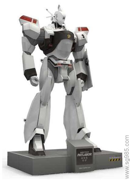 2英格拉姆(Ingram)-机动警察3号机纸模