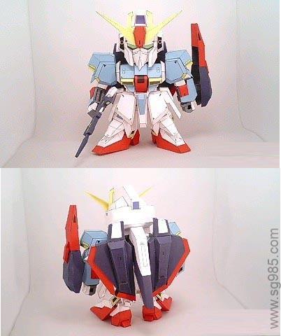 3SD高达纸模型图纸合集【一】