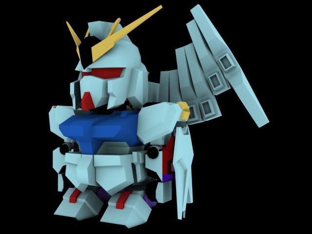 3SD高达纸模型图纸合集【一】