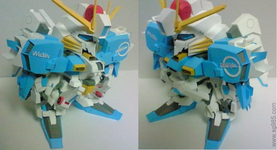 3SD高达纸模型图纸合集【一】