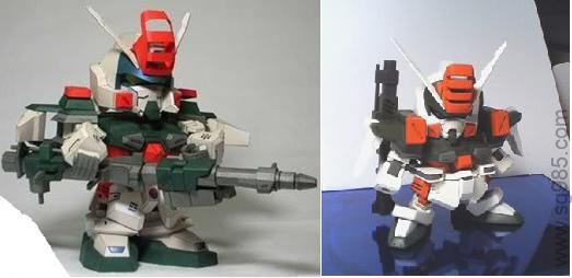 3SD高达纸模型图纸合集【一】