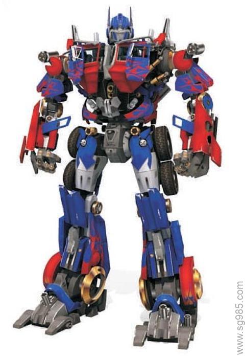 3变形金刚电影版擎天柱纸模完整版