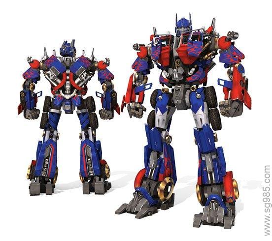 3变形金刚电影版擎天柱纸模完整版