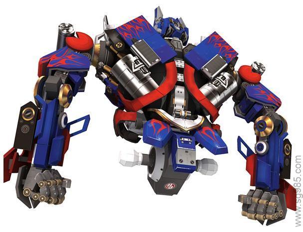 3变形金刚电影版擎天柱纸模完整版