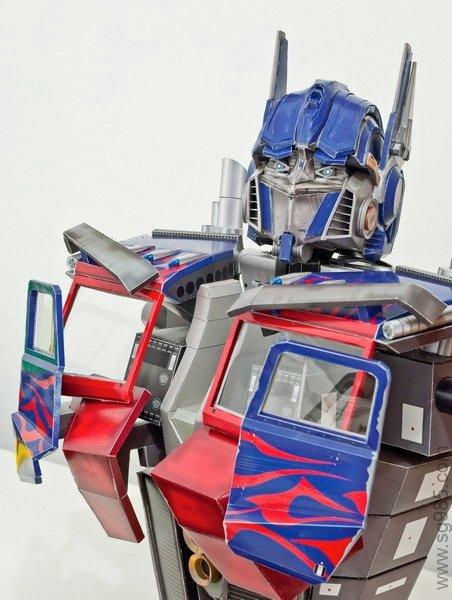 3变形金刚电影版擎天柱纸模完整版