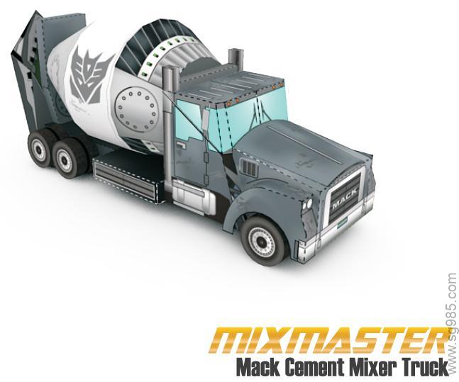 5变形金刚之大力神（七分之四）纸模