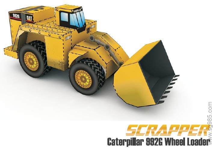 5变形金刚之大力神（七分之四）纸模