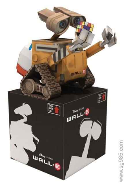 b《机器人总动员》（《WALL-E》）之大号WALL-E纸模