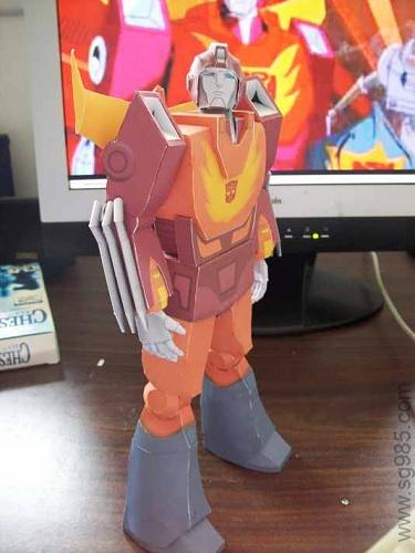 bG1变形金刚之补天士（热破）纸模