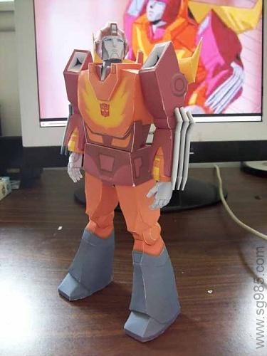 bG1变形金刚之补天士（热破）纸模