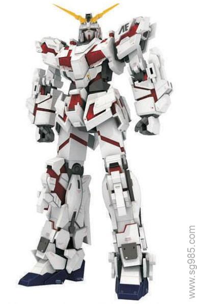 b独角兽高达（gundam.unicorn）腿部