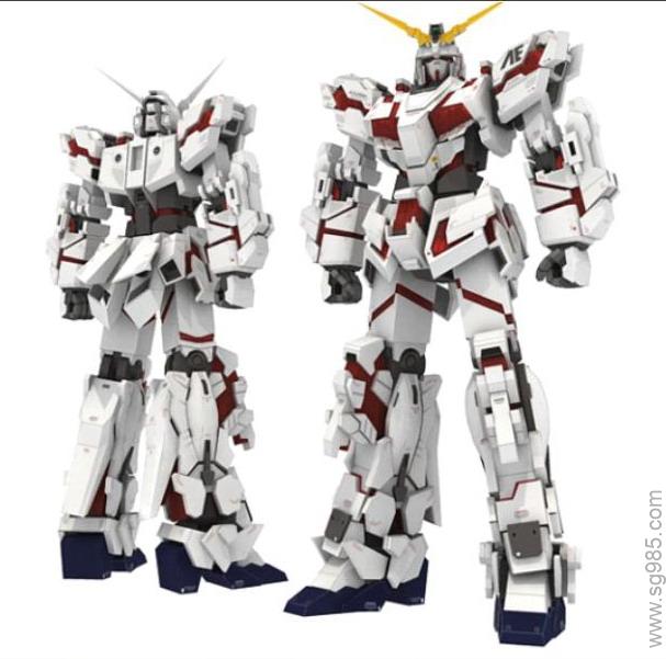 b独角兽高达（gundam.unicorn）腿部