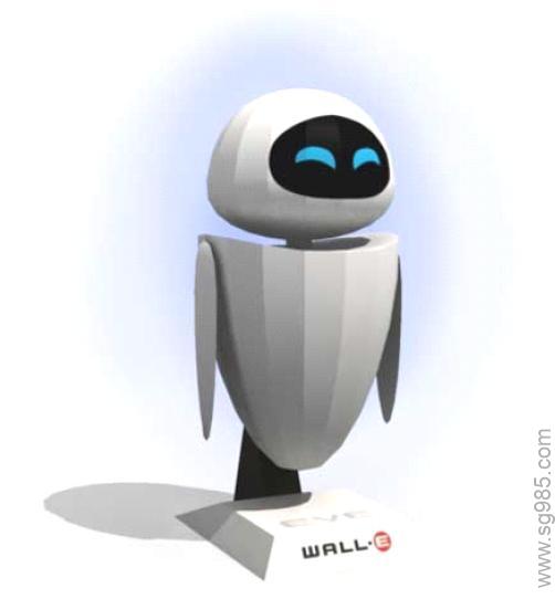 c《机器人总动员》（《WALL-E》）之大号EVE纸模