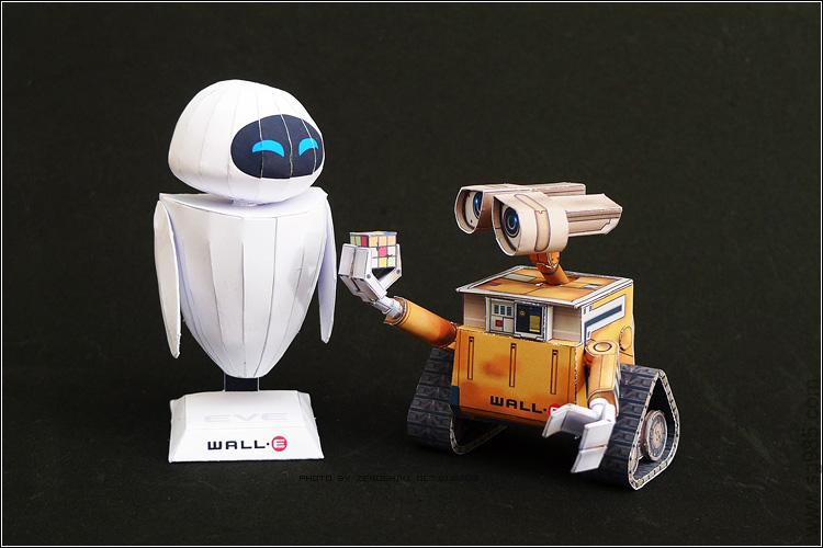 c《机器人总动员》（《WALL-E》）之大号EVE纸模