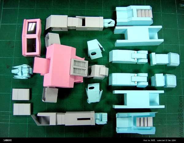 fG1变形金刚之擎天柱纸