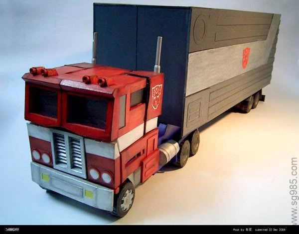 fG1变形金刚之擎天柱纸