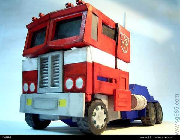 fG1变形金刚之擎天柱纸