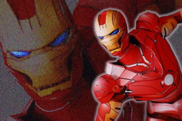 钢铁侠纸模图纸