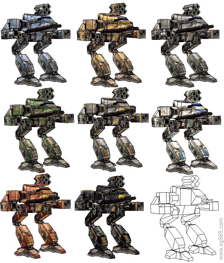 机器人纸模图纸大礼包