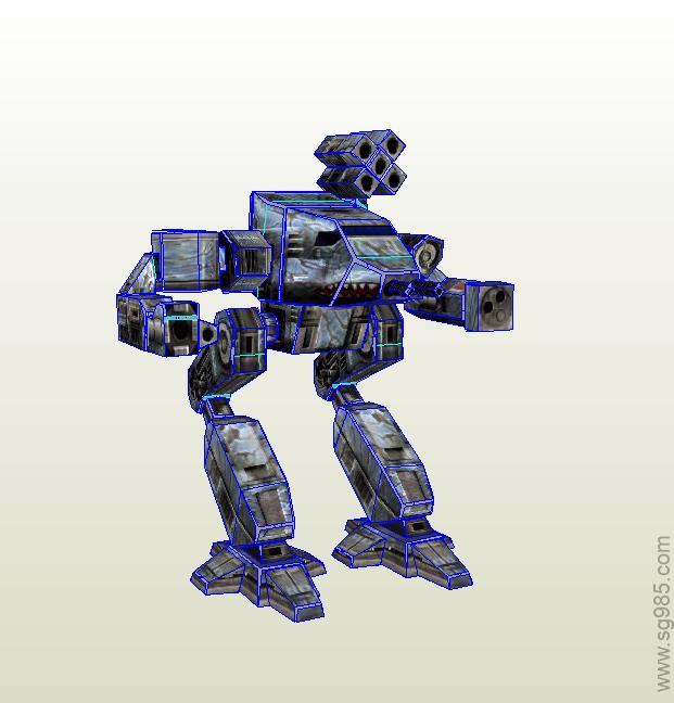 机器人纸模图纸大礼包