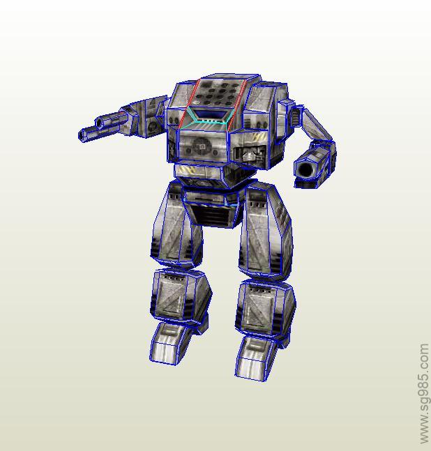 机器人纸模图纸大礼包