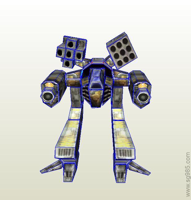 机器人纸模图纸大礼包