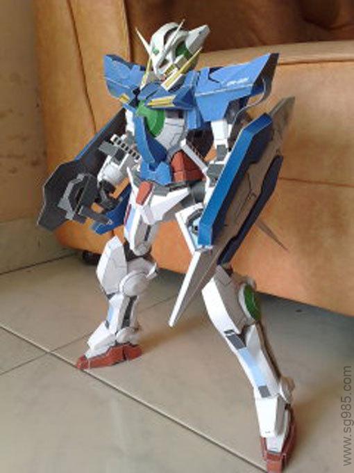 能天使（GN-001Gundam Exia）高达纸模