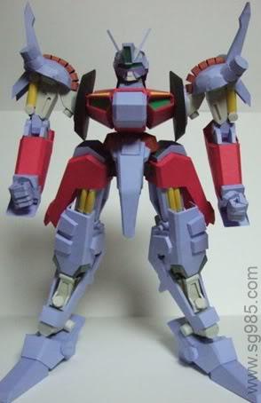 无限地带23之格兰度纸模图纸