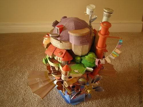 哈尔的移动城堡飞行版