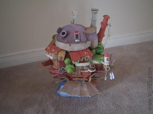 哈尔的移动城堡飞行版